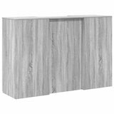 Receptiebalie 155X50X103,5 Cm Bewerkt Hout Eiken