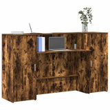 Receptiebalie 180X50X103,5 Cm Bewerkt Hout Eiken