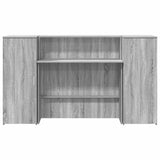 Receptiebalie 180X50X103,5 Cm Bewerkt Hout Eiken