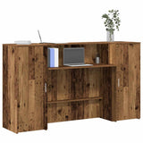 Receptiebalie 180X50X103,5 Cm Bewerkt Hout Eiken