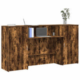Receptiebalie 180X50X103,5 Cm Bewerkt Hout Eiken
