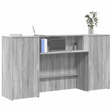 Receptiebalie 180X50X103,5 Cm Bewerkt Hout Eiken