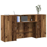 Receptiebalie 180X50X103,5 Cm Bewerkt Hout Eiken