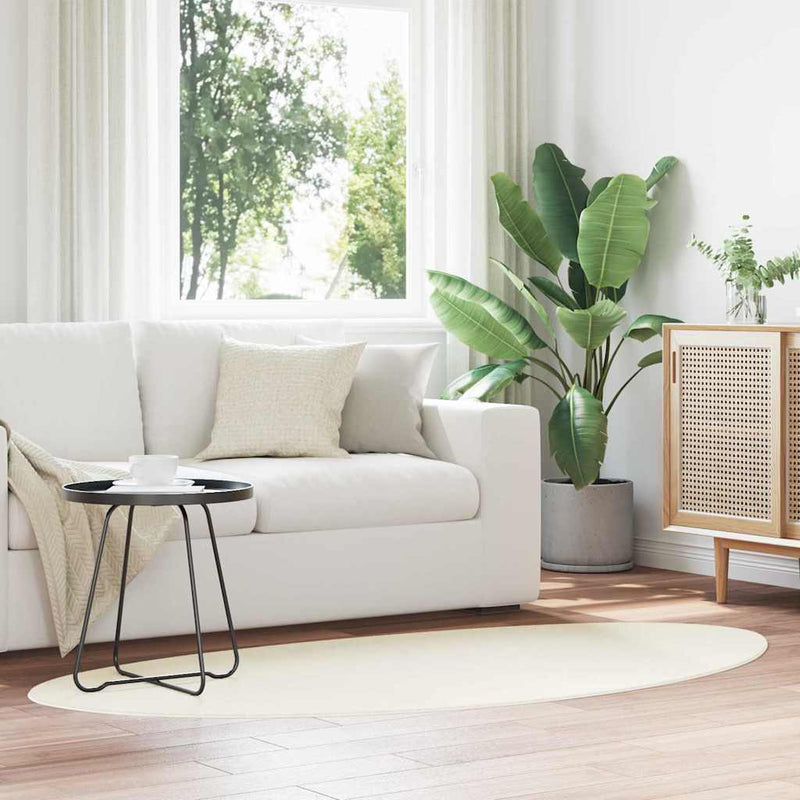 Tapijt Huarte Polyester Crème