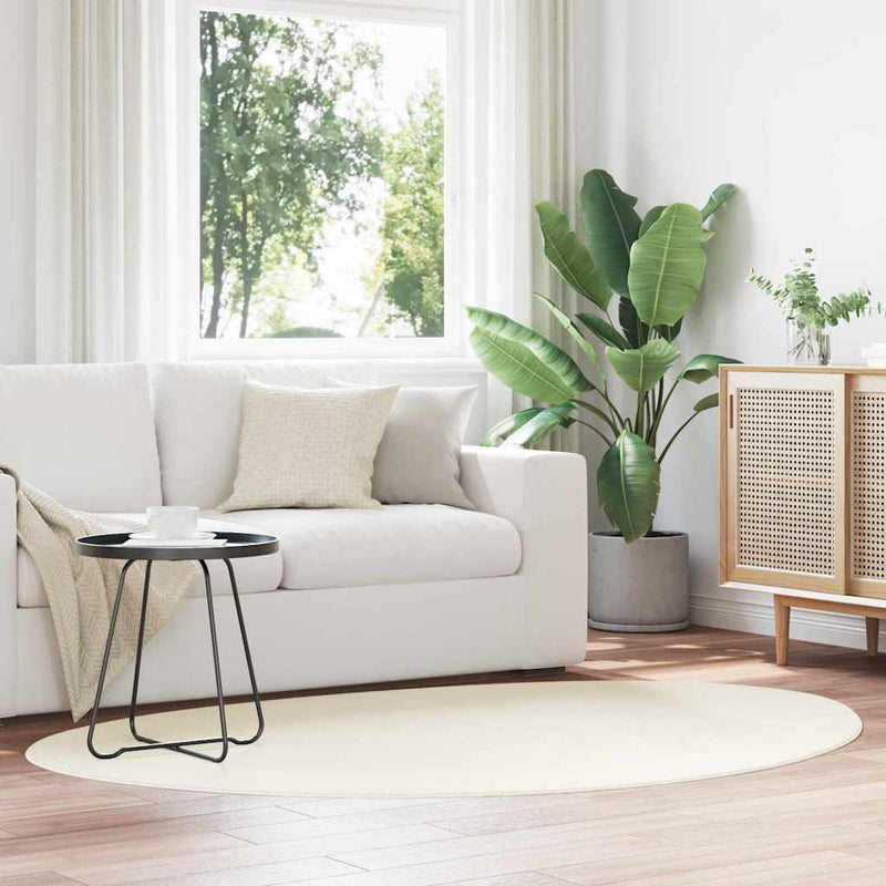 Tapijt Huarte Polyester Crème