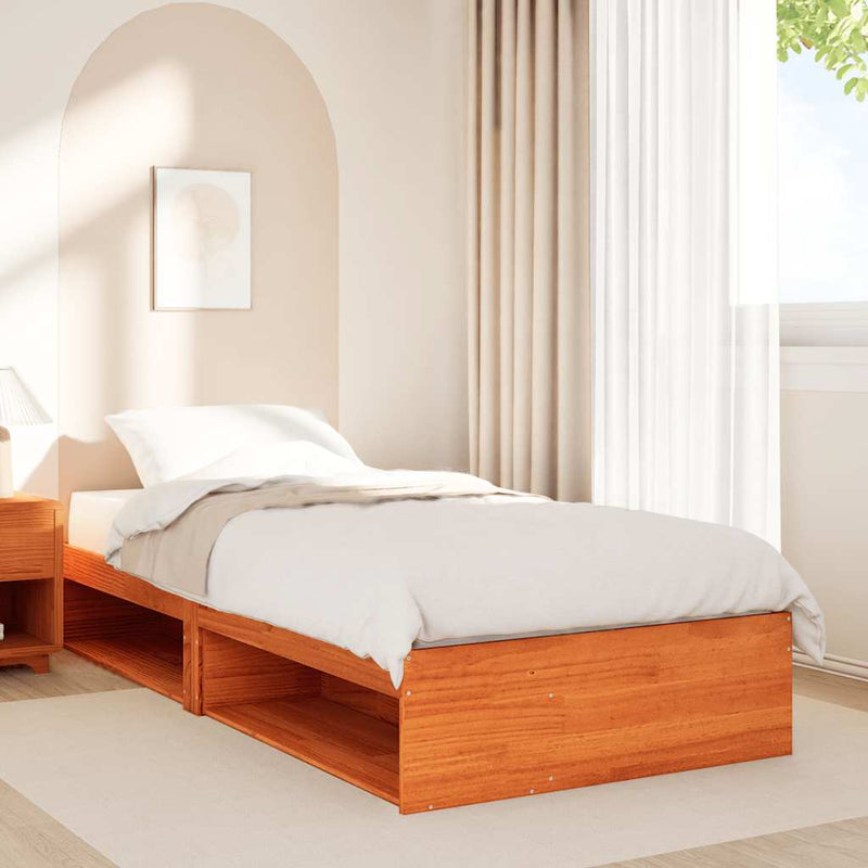 Bedbank Zonder Matras Massief Grenenhout