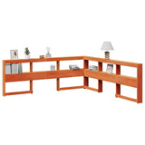 Boekenkast Hoofdeinde L-Vormig 80 Cm Massief Grenenhout