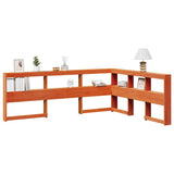 Boekenkast Hoofdeinde L-Vormig 80 Cm Massief Grenenhout
