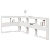 Boekenkast Hoofdeinde L-Vormig 80 Cm Massief Grenenhout