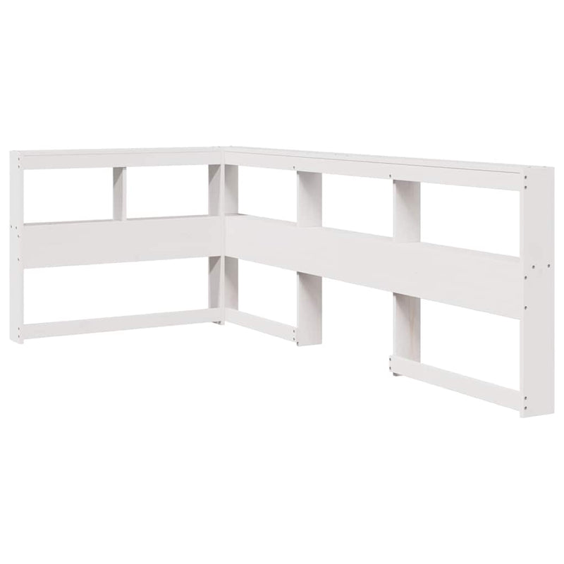 Boekenkast Hoofdeinde L-Vormig 80 Cm Massief Grenenhout