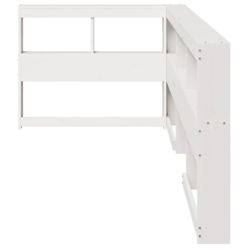 Boekenkast Hoofdeinde L-Vormig 80 Cm Massief Grenenhout