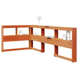 Boekenkast Hoofdeinde L-Vormig 80 Cm Massief Grenenhout