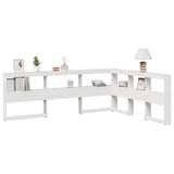 Boekenkast Hoofdeinde L-Vormig 80 Cm Massief Grenenhout