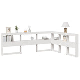 Boekenkast Hoofdeinde L-Vormig 80 Cm Massief Grenenhout