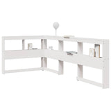 Boekenkast Hoofdeinde L-Vormig 80 Cm Massief Grenenhout