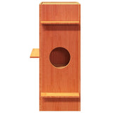 Kattenhuis 43X43X90 Cm Massief Grenenhout