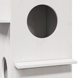 Kattenhuis 43X43X60 Cm Massief Grenenhout
