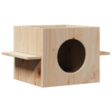 Kattenhuis 51X35X30 Cm Massief Grenenhout