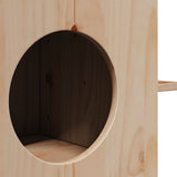 Kattenhuis 51X35X30 Cm Massief Grenenhout