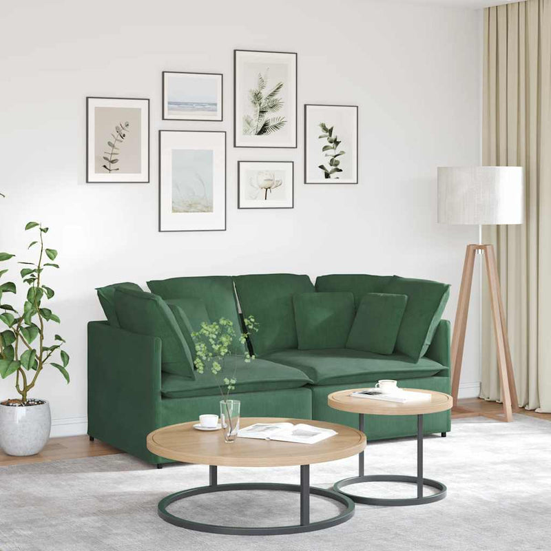 Modulaire Bank Met Kussens Corduroy Stof