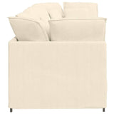 Modulaire Bank Met Kussens Corduroy Stof Kleurig