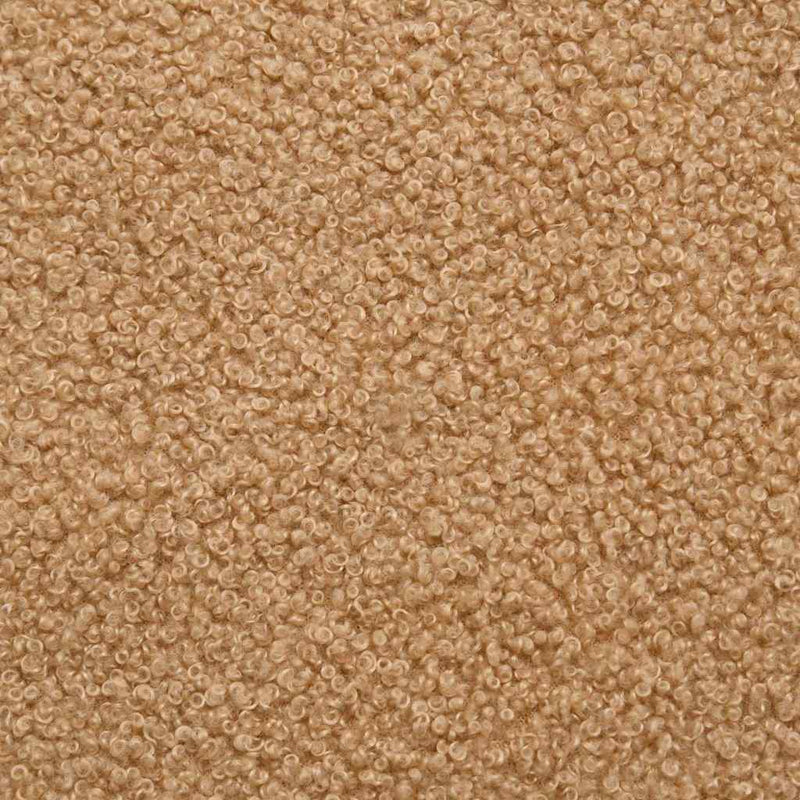 Modulaire Bank Met Kussens Gekrulde Wolachtige Stof