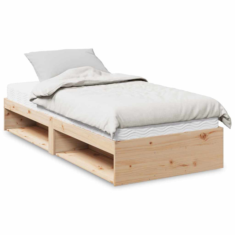 Slaapbank Me Matras Massief Grenenhout