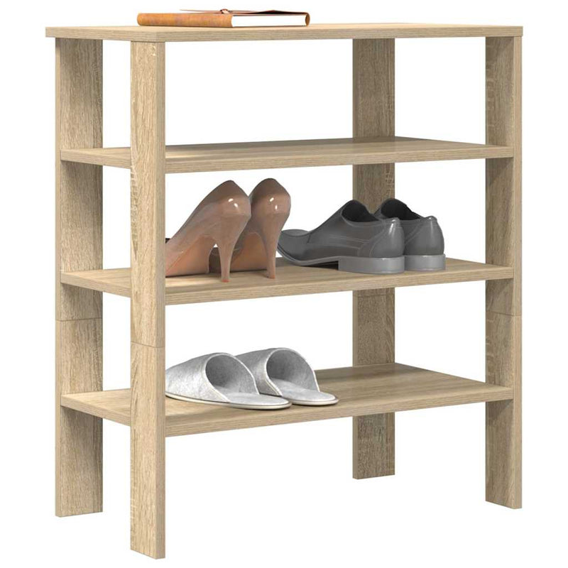Schoenenrek 61X32X Bewerkt Hout Kleurig