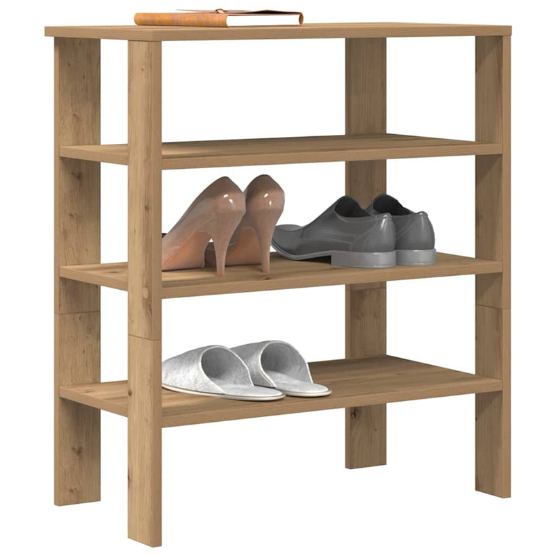 Schoenenrek 61X32X Bewerkt Hout Kleurig