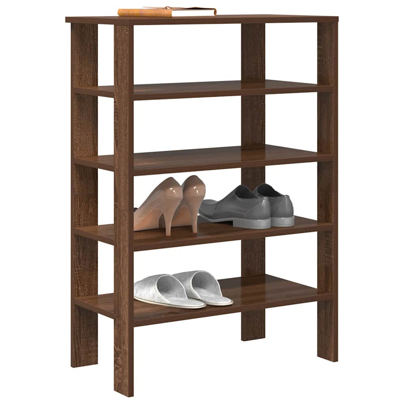 Schoenenrek 61X32X Bewerkt Hout Kleurig