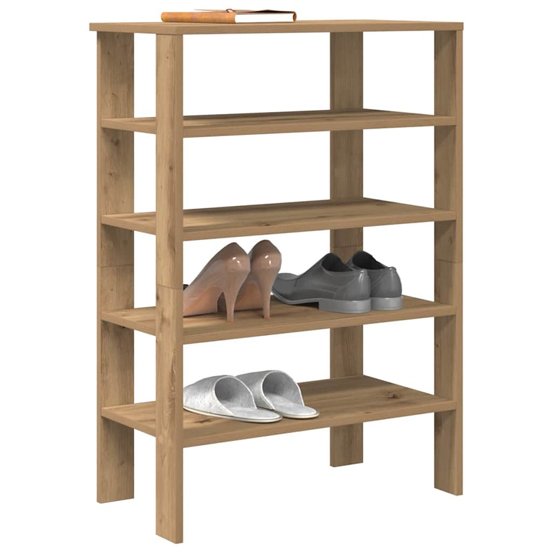 Schoenenrek 61X32X Bewerkt Hout Kleurig