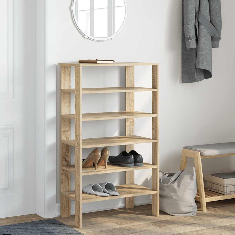 Schoenenrek 61X32X Bewerkt Hout Kleurig