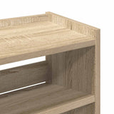 Schoenenrek 60X25X Bewerkt Hout Kleurig Sonoma Eiken