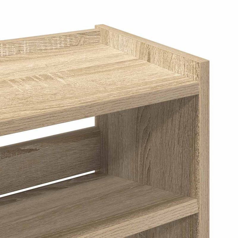 Schoenenrek 60X25X Bewerkt Hout Kleurig Sonoma Eiken