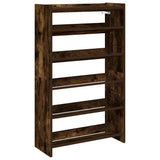 Schoenenrek 60X25X Bewerkt Hout Kleurig Gerookt Eiken