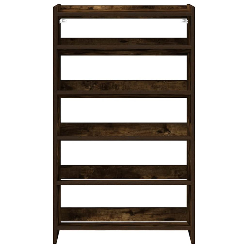 Schoenenrek 60X25X Bewerkt Hout Kleurig Gerookt Eiken