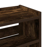 Schoenenrek 60X25X Bewerkt Hout Kleurig Gerookt Eiken