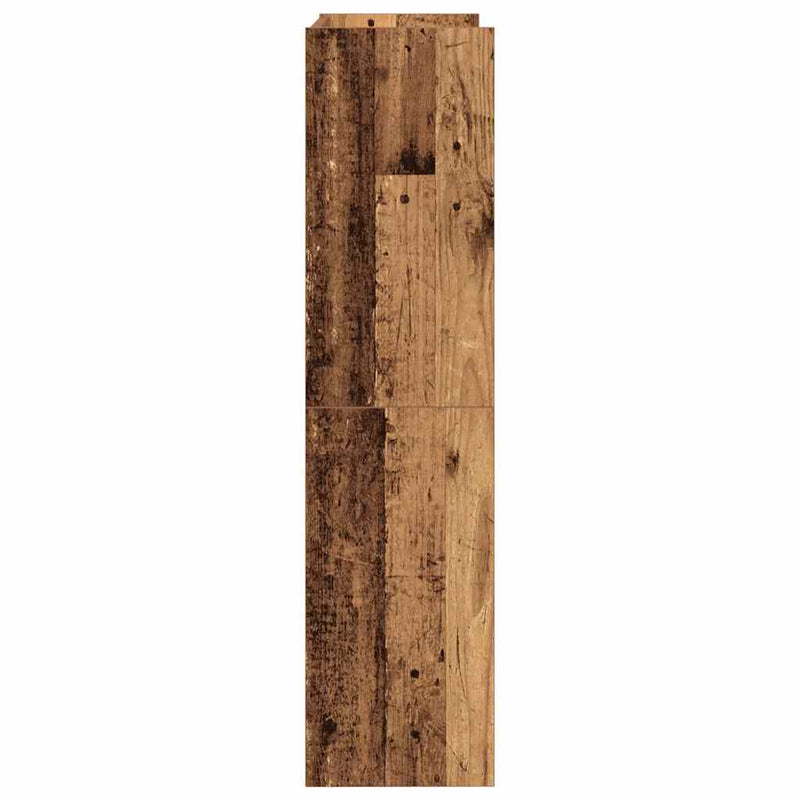 Schoenenrek 60X25X Bewerkt Hout Kleurig Oud Hout