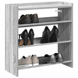 Schoenenrek 80X25X Bewerkt Hout Eikenkleur Grijs Sonoma