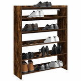 Schoenenrek 60X25X Bewerkt Hout Kleurig Gerookt Eiken