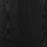 Schoenenrek 80X25X Bewerkt Hout Zwart