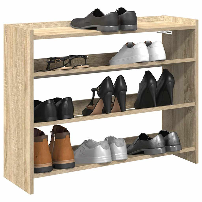 Schoenenrek 60X25X Bewerkt Hout Kleurig Sonoma Eiken