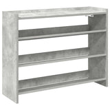 Schoenenrek 80X25X Bewerkt Hout Betongrijs