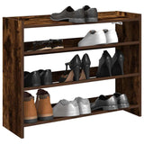Schoenenrek 60X25X Bewerkt Hout Kleurig Gerookt Eiken