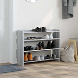 Schoenenrek 80X25X Bewerkt Hout Eikenkleur Grijs Sonoma