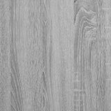Schoenenrek 80X25X Bewerkt Hout Eikenkleur Grijs Sonoma