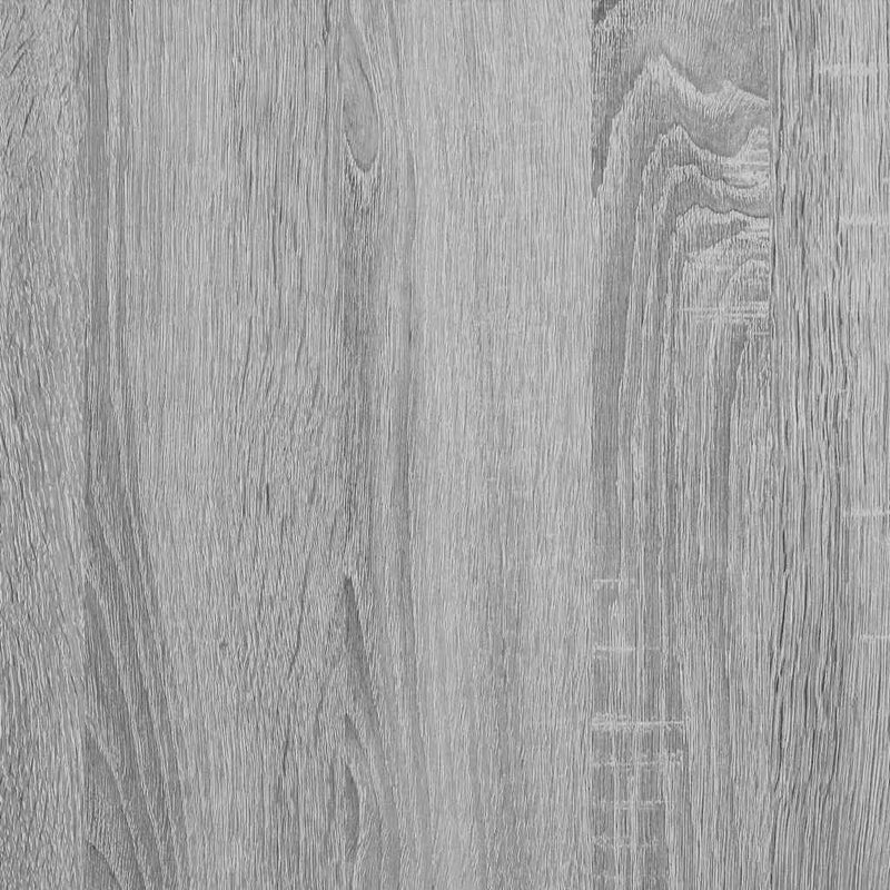 Schoenenrek 80X25X Bewerkt Hout Eikenkleur Grijs Sonoma