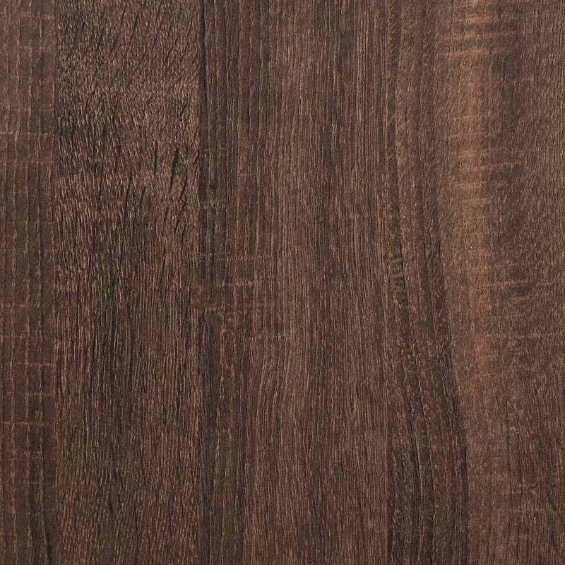 Schoenenrek 80X25X Bewerkt Hout Bruin Eikenkleur