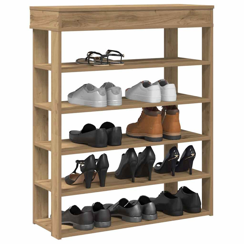 Schoenenrek 60X30X98 Cm Bewerkt Hout