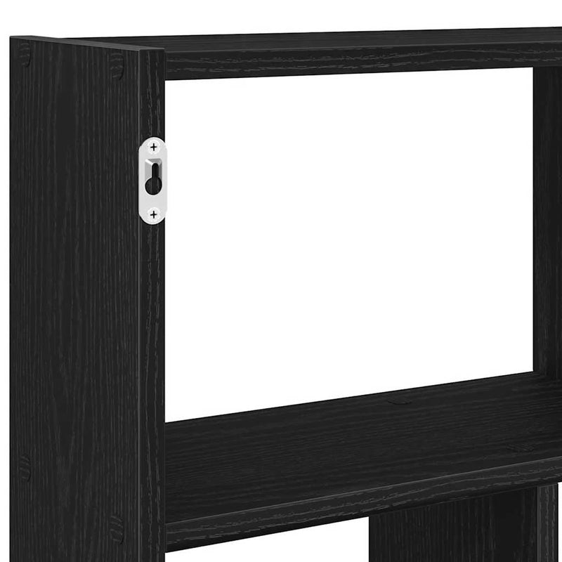 Wandschap Kubus 12 Vakken Bewerkt Hout